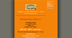 Desktop Screenshot of oldstyleshoeshine.com